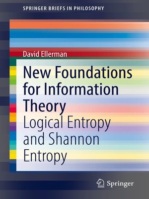 cover image of New Foundations for Information Theory